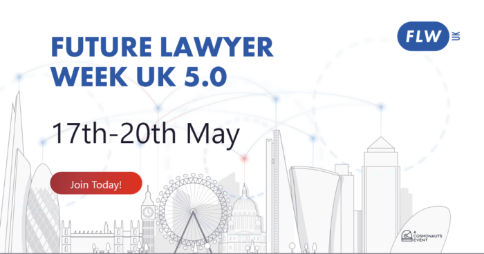 Future Lawyer Week, FLW Event Image with dates, Cosmonauts