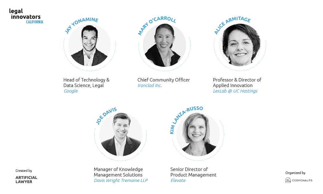 Deconstructing value, Jay Yonamine, Mary O'Carroll, Alice Armitage, Joe Davis, Kim Lanza-Russo, Legal Innovators California