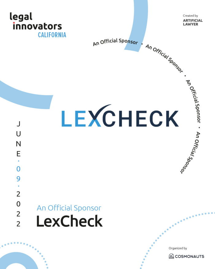 LexCheck, the legal innovators California official sponsors